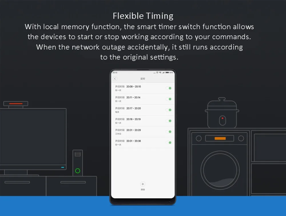 XIAOMI MIJIA Смарт Wi-Fi разъем Wi-Fi версия принять ЕС AU штекер Адаптер дистанционного управления от Xiaomi Mijia APP
