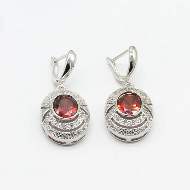 Женский ювелирный комплект из колье серёг и браслета|earrings rings for women|colorful jewelry