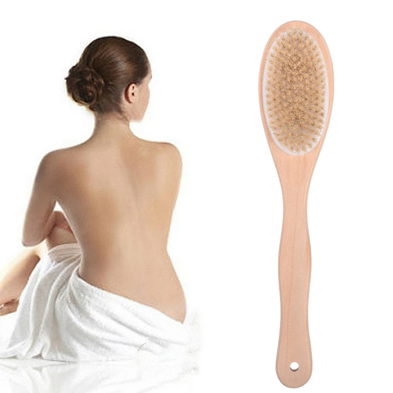 YOULU double-sided natural nylon wood shower body spa detergent soap cleaner exfoliating cleansing massage |