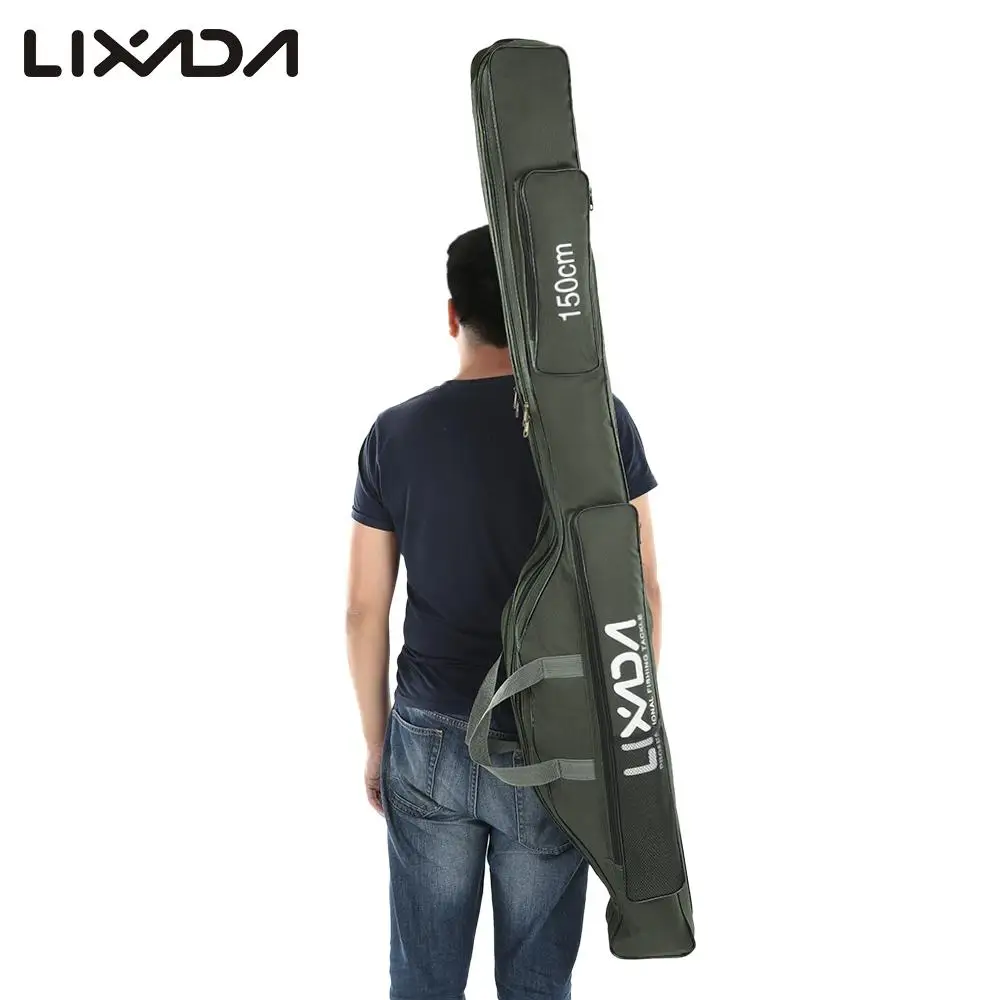 Сумка для рыбалки Lixada 100/130/150 см из ткани Оксфорд складная сумка удочки и катушки