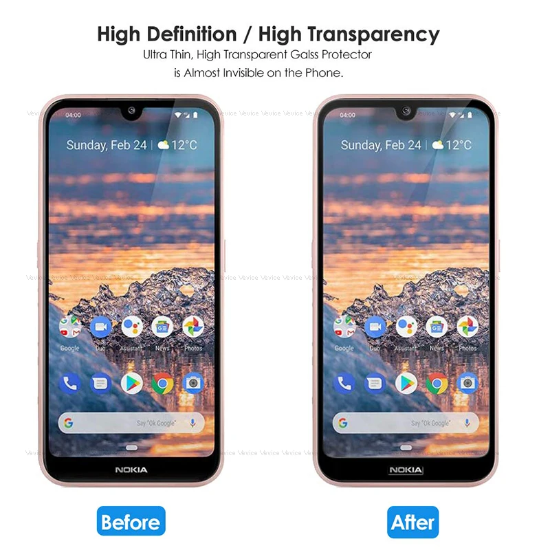 Стекло 9H для Nokia 4 2 3 5 1 7 8 Plus Защита экрана 9 X5 X6 6 2018 защитное закаленное