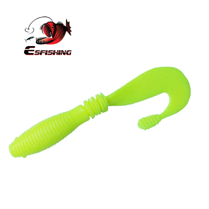 ESFISHING Counter Grub 5 шт 100 мм мягкие приманки искусственные для рыбалки на карпа