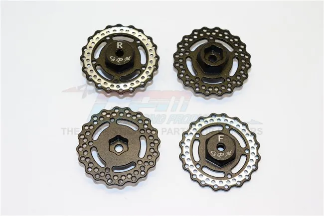 1/18 AXIAL YETI JR AX90052 ALUMINIUM ALLOY FRONT AND REAR WHEEL HEX WITH BRAKE DISK-4PCS MYT010AFR/D | Игрушки и хобби