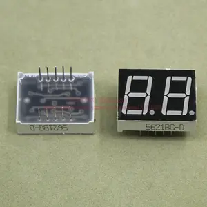 (10 шт.лот) 10-контактный 5621BG 2,5-дюймовые 2-значные биты, 7-сегментный зеленый светодиодный дисплей, общий анодный цифровой дисплей