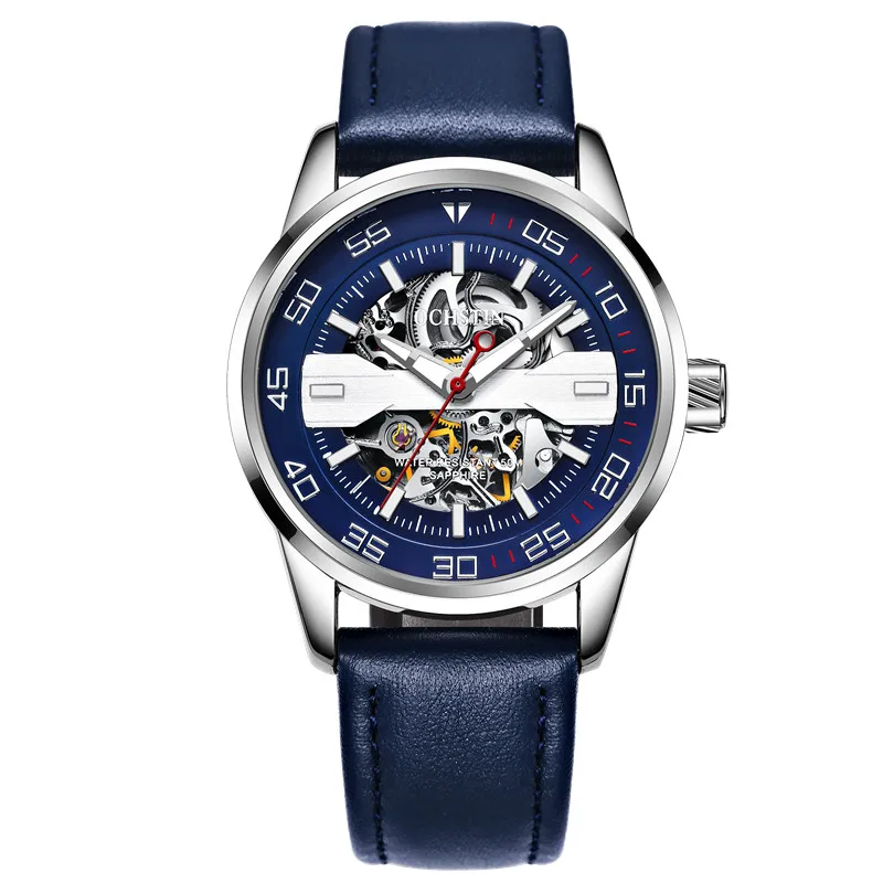 OCHSTIN спортивные дизайнерские часы мужские часы Топ бренд класса люкс Montre Homme Часы Мужские автоматические часы с скелетом