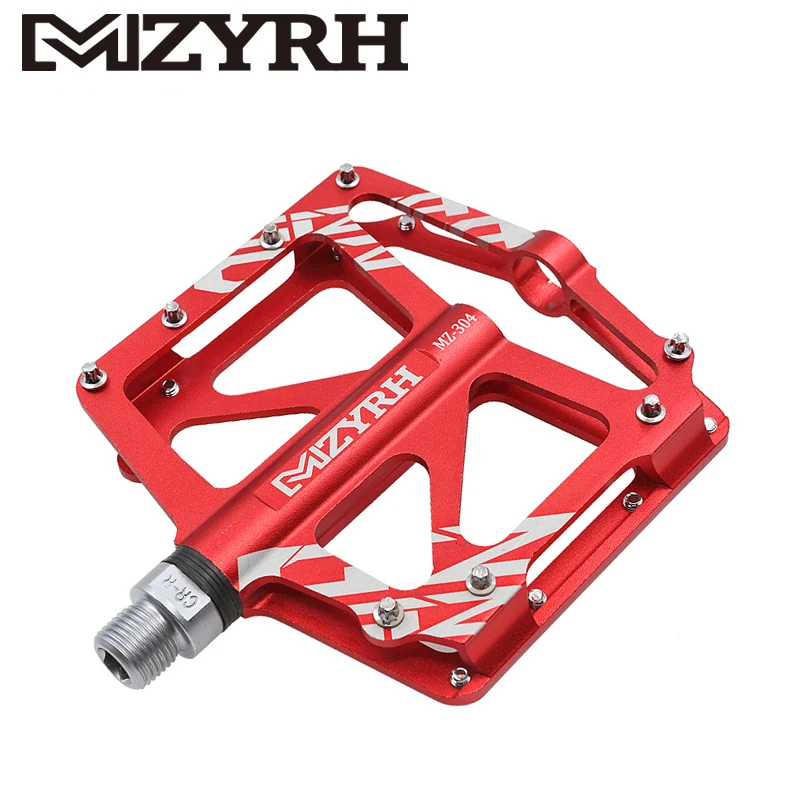 MZYRH 304 велосипед педали Алюминий сплав подшипника платформа MTB горный велосипед педали черный, Красный велосипед аксессуары
