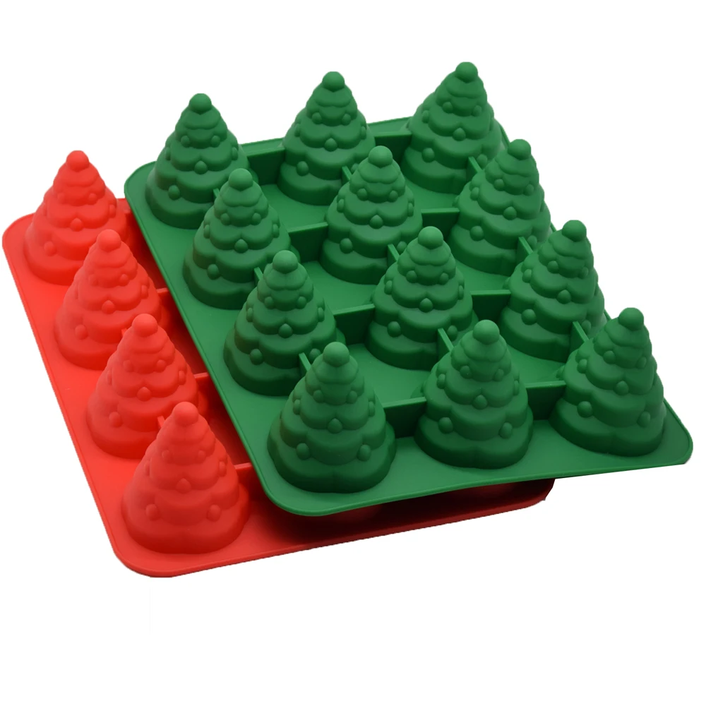 WALFOS Бесплатная доставка Силиконовые формы для торта шоколадные Рождественская