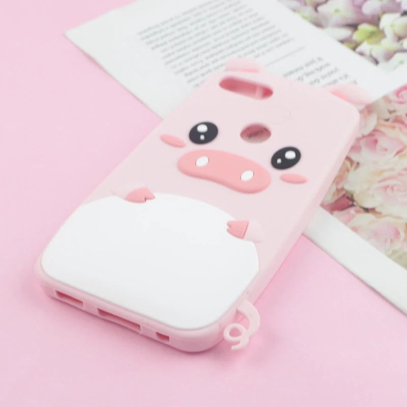 Модный чехол с 3D рисунком поросенка для huawei P Smart P8 Lite P9 P10 P20 Lite P30 Pro P Smart+ Капа Fundas милый чехол с рисунком свиньи