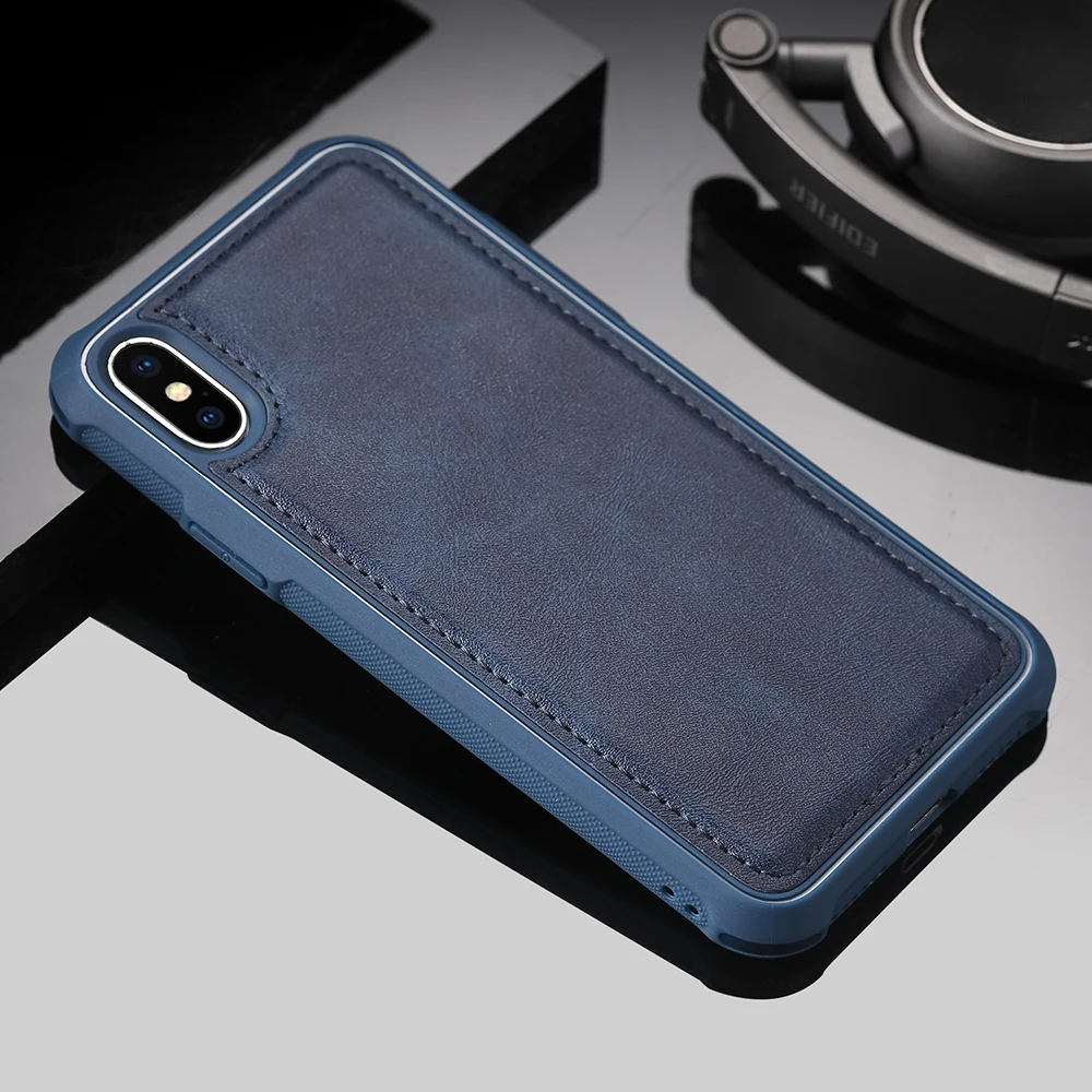 Кожаный чехол для телефона Samsung Galaxy S8 S9 Note 8 9 роскошный противоударный мягкий Plus |