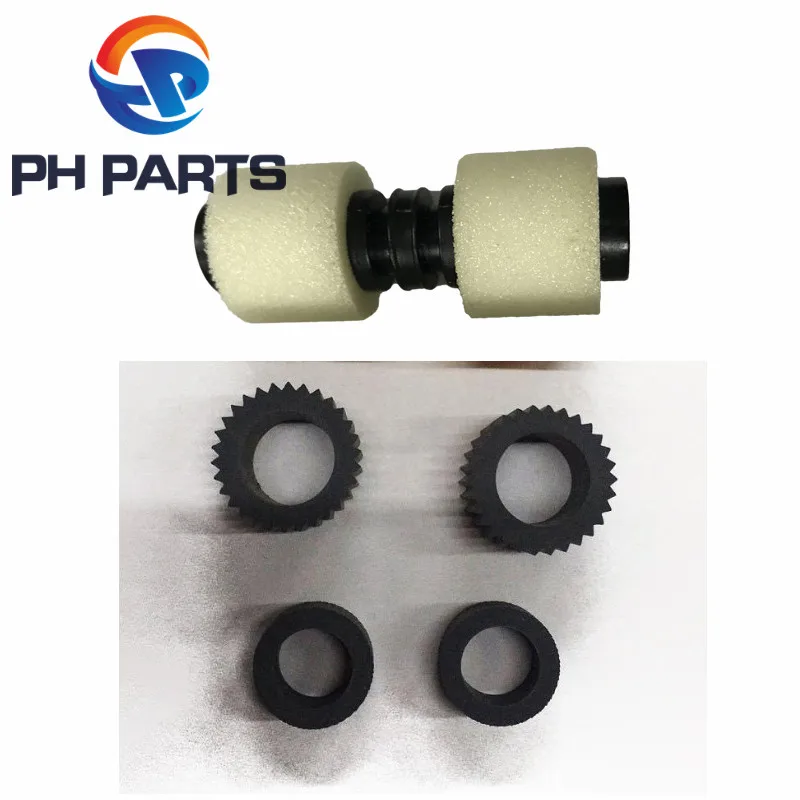 

2setX FF6-1523-000 FF5-7829-030 FB5-6586-000 for Canon IR5000 6000 5055 5065 5075 6570 5570 7105 7095 Paper Pickup Roller Rubber