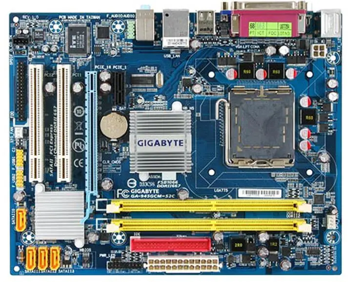 Для Gigabyte GA-945GCM-S2C оригинальная б/у настольная материнская плата 945GCM-S2C Socket LGA 775 DDR2 в