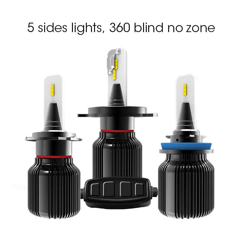 ROADOT 2 шт. H4 H7 H8 H11 9005 9006 автомобильные передние фары LED Наборы 8000LM Автомобильные 6000 К