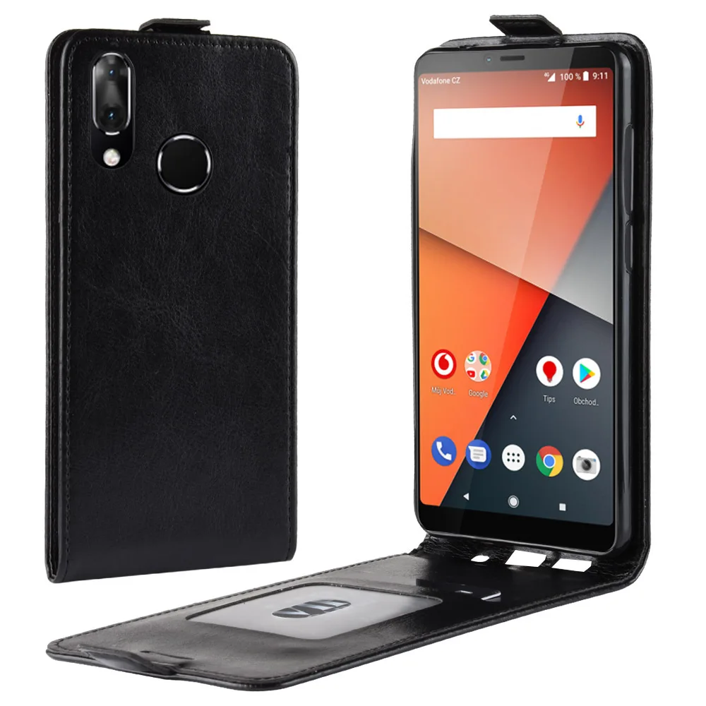 Высококачественный деловой Вертикальный кожаный чехол для Vodafone Smart X9 E9 защитный