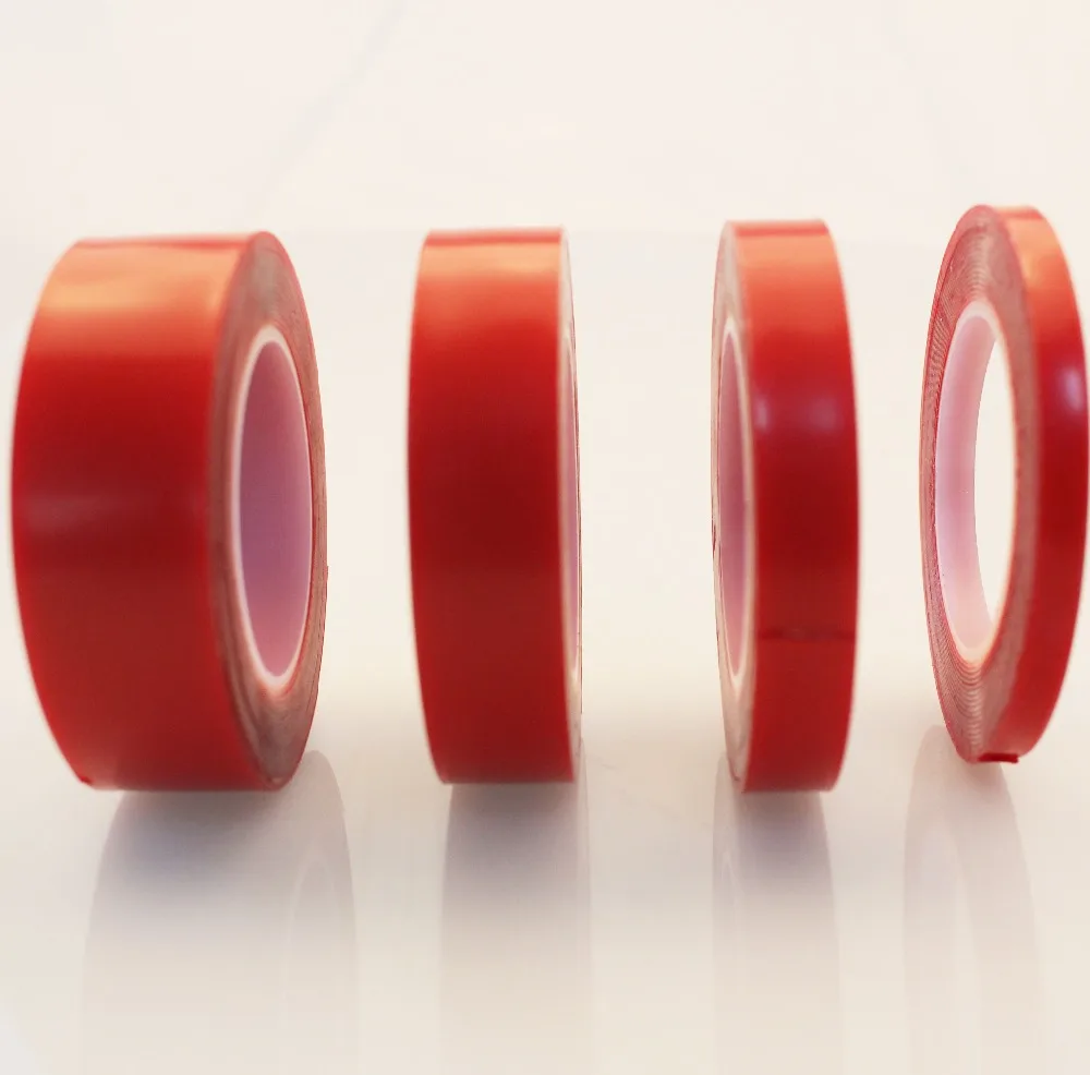 Tancredy 300cm Red Transparent Silicone Double Sided Tape Sticker For Car High Strength No Traces Adhesive Living Goods | Автомобили и
