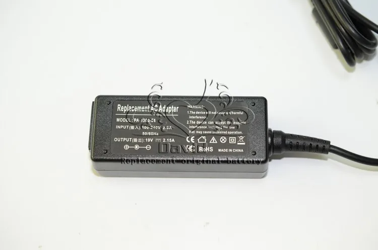 Зарядное устройство для ноутбуков Acer Aspire One 751 521 522 533 751H 756 725 19 в 2 15 А 5 5*1 7 мм 40