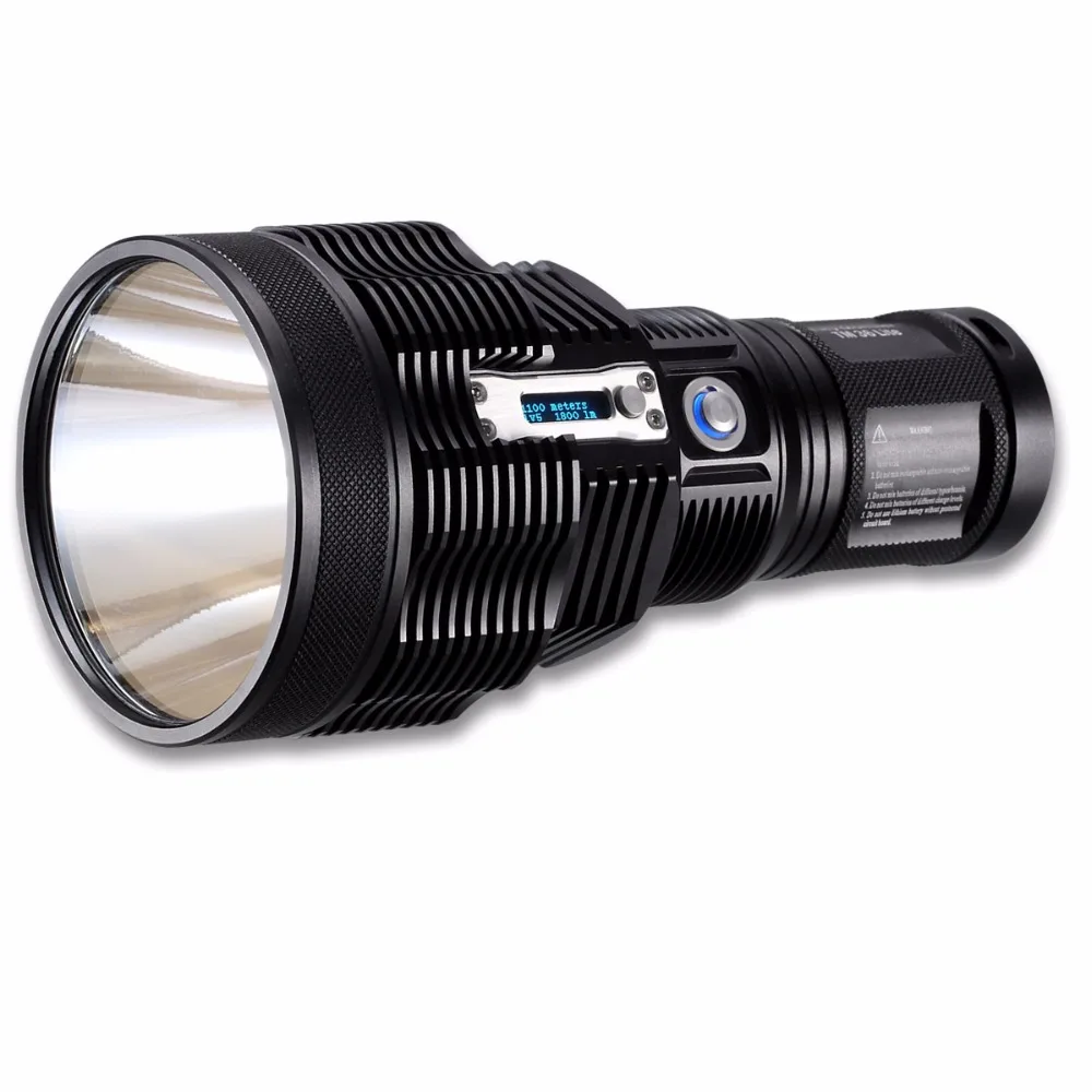 NITECORE TM36 Lite 1800 люмен SBT-70 светодиодный фонарик перезаряжаемый прожектор 1100 м дальность луча без 18650 батареи