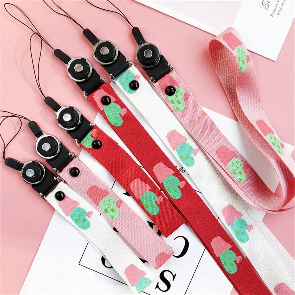 Каваи шейный ремешок выдвижной держатель для карт значок катушка телефона