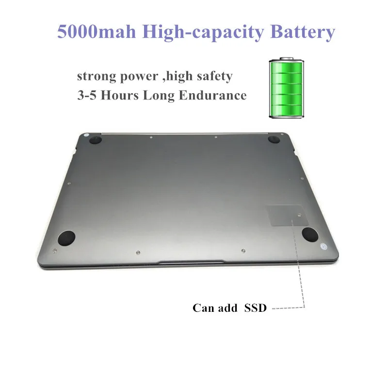 1920X1080P FHD Windows10 System Meatl case 14.1inch 6GB+64GB EMMC+SSD Apollo Lake N3450 Long Endurance Laptop Notebook Computer on.1920X1080P FHD Windows10 Система Металлический корпус 14,1-дюймовый ноутбук с 6 ГБ ОЗУ и 64 ГБ EMMC+SSD, Apollo Lake N3450, 
