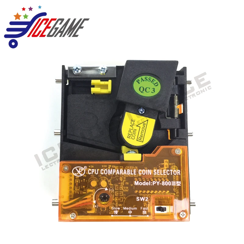 PY-800 Vertical Advanced CPU comparable Coin acceptor/selector arcade single value coin mech for operator cabinet | Электроника