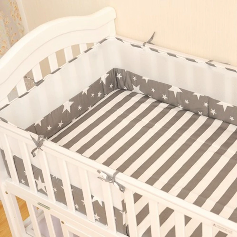 1 шт. Детский Комплект постельного белья из 100% хлопка|baby crib bumper|bed bumperbaby bumper |