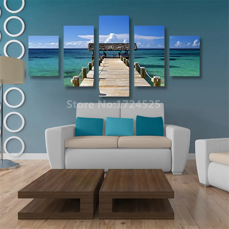 Новое поступление 2017 прямые продажи современные картины декоративные 5 шт.