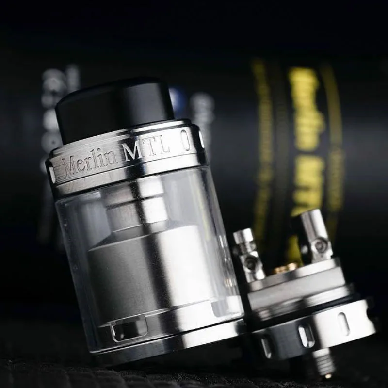 Атомайзер Augvape Merlin MTL RTA с Clapton 10 шт. двухъядерный плавленые катушки 5 мл 22 мм топ