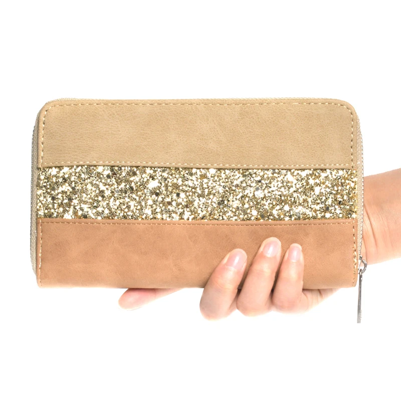 2019 женский кожаный кошелек Длинные повседневные женские кошельки модный бренд