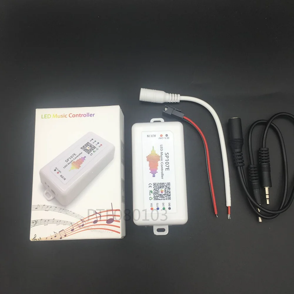 Светодиодный музыкальный контроллер SP108E Wi-Fi WS2811 WS2812B SP107E SK6812 SP105E Bluetooth APA102 SP110E WS2801