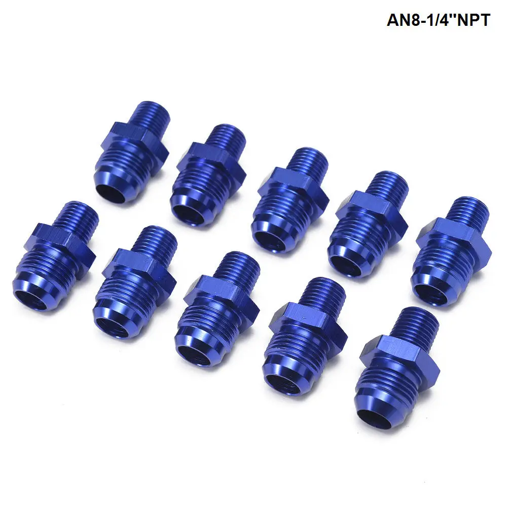 10 шт./лот прямой мужской масляный радиатор топливный шланг фитинг адаптер