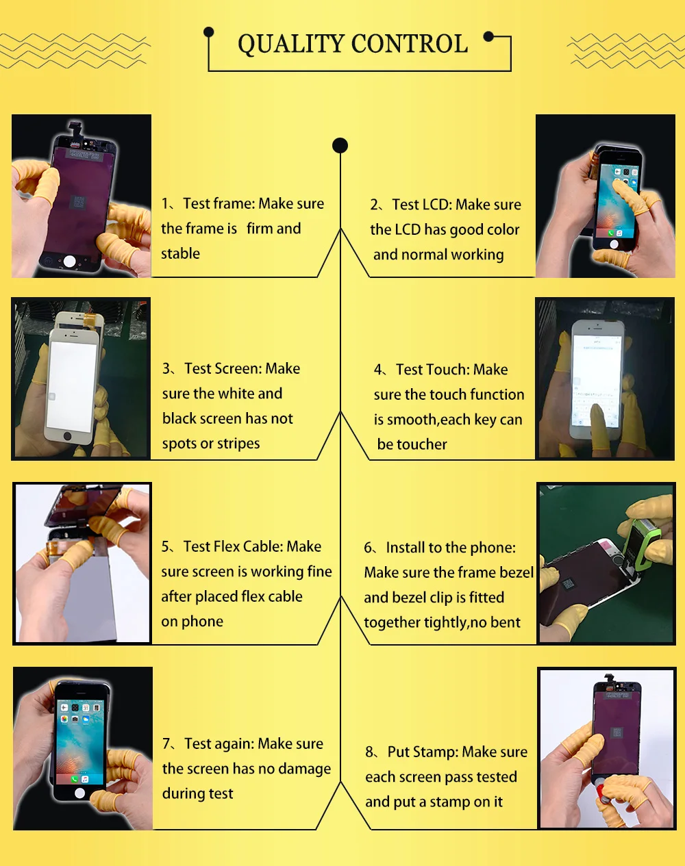 ЖК-модель для iPhone 5C A1456 A1507 A1532 A1529 A1516, ЖК-дисплей, сенсорный экран, ЖК-сборка, дигитайзер, замена