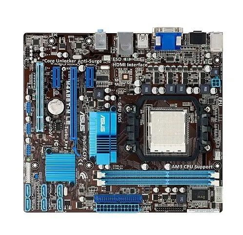 Б/у материнская плата для Asus M4A88T-M LE оригинальная б/у настольная 880G Socket AM3 DDR3 SATA II