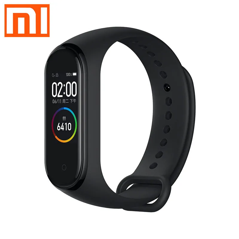 

В наличии! Оригинальный браслет Xiaomi Mi Band 4 смарт-браслет с пульсометром фитнес-трекер монитор Bluetooth Шагомер водонепроницаемый