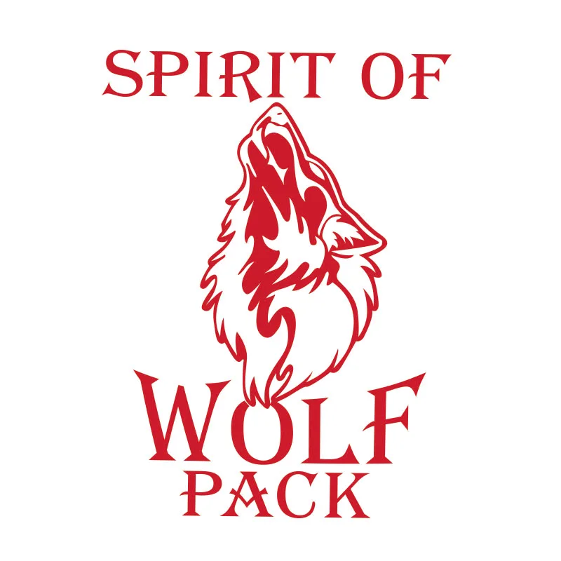Стикер для автомобиля Spirit of wolf totem модные виниловые наклейки с животным узором и