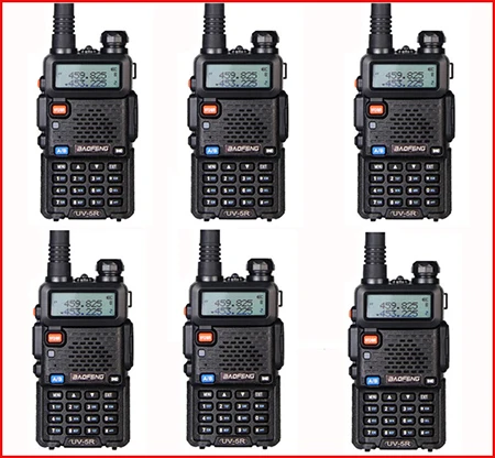 Рация Baofeng uv5r профессиональная для двухдиапазонной радиосвязи 136 174 400 520 6 шт.|radio