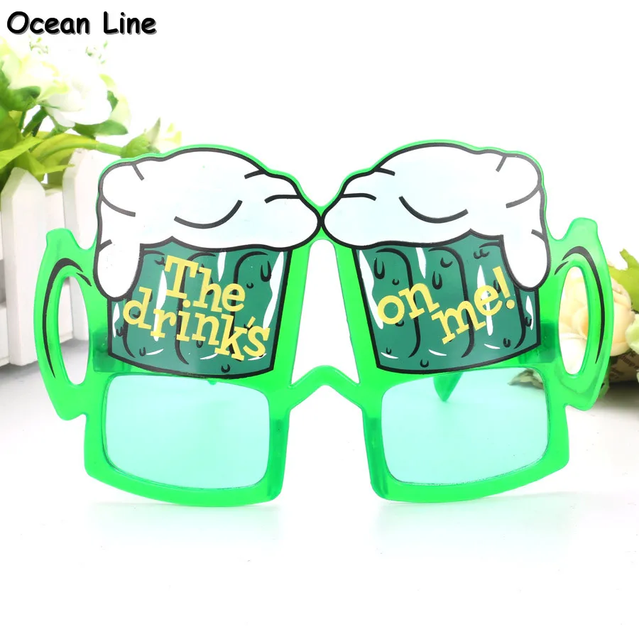 Забавное пиво Кубок вина пластиковый костюм очки фотобудка реквизит праздник