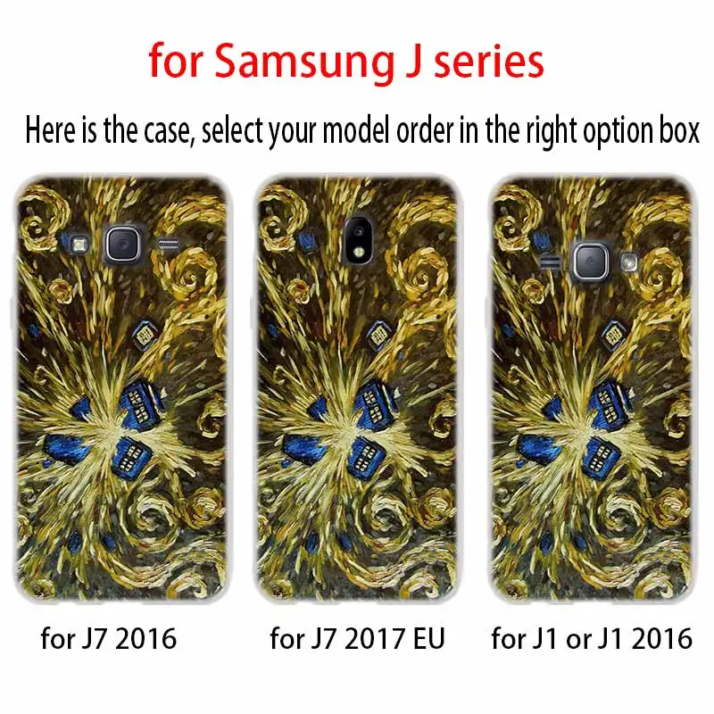 Чехол для телефона мягкий чехол Samsung Galaxy J6 J8 J3 J5 J7 J4 Plus 2018 2016 2017 EU Prime Pro Ace j610 Doctor who van
