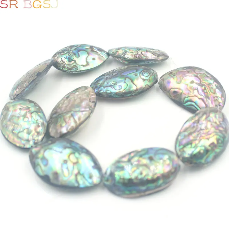 Free Shipping 14x20mm 22x30mm 25x32mm 40x56mm Large Freeform Natural Baroque Abalone Shell Gem Beads Strand 15&quot|strand mat|stranded gamebead loom