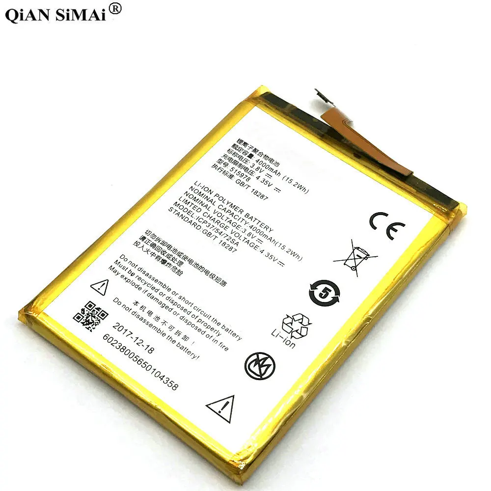 Аккумулятор и инструменты для ремонта ZTE Blade X3 Q519T A452 D2 4000 мА · ч новая модель