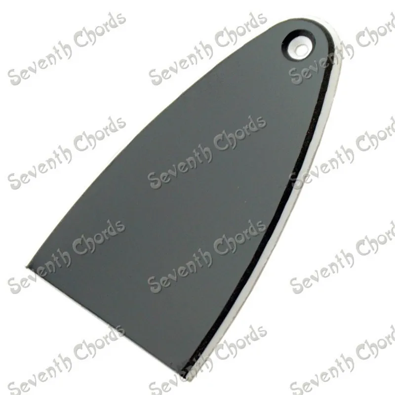 10 шт./лот черный пластик 1 отверстие бас гитара стержневая панель 2 размера на