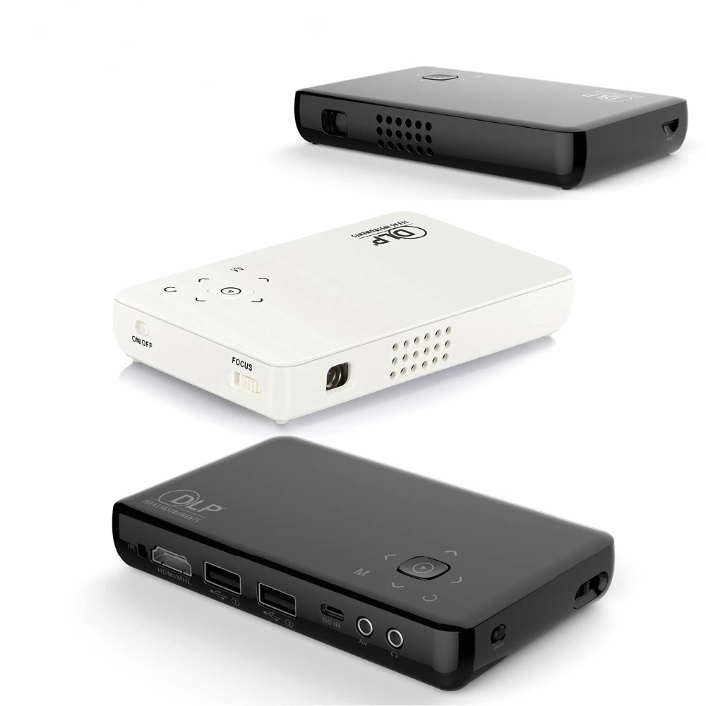ViviBright GP1S UP портативный dlp проектор карманный Wi Fi Встроенный аккумулятор Android4.42 OS
