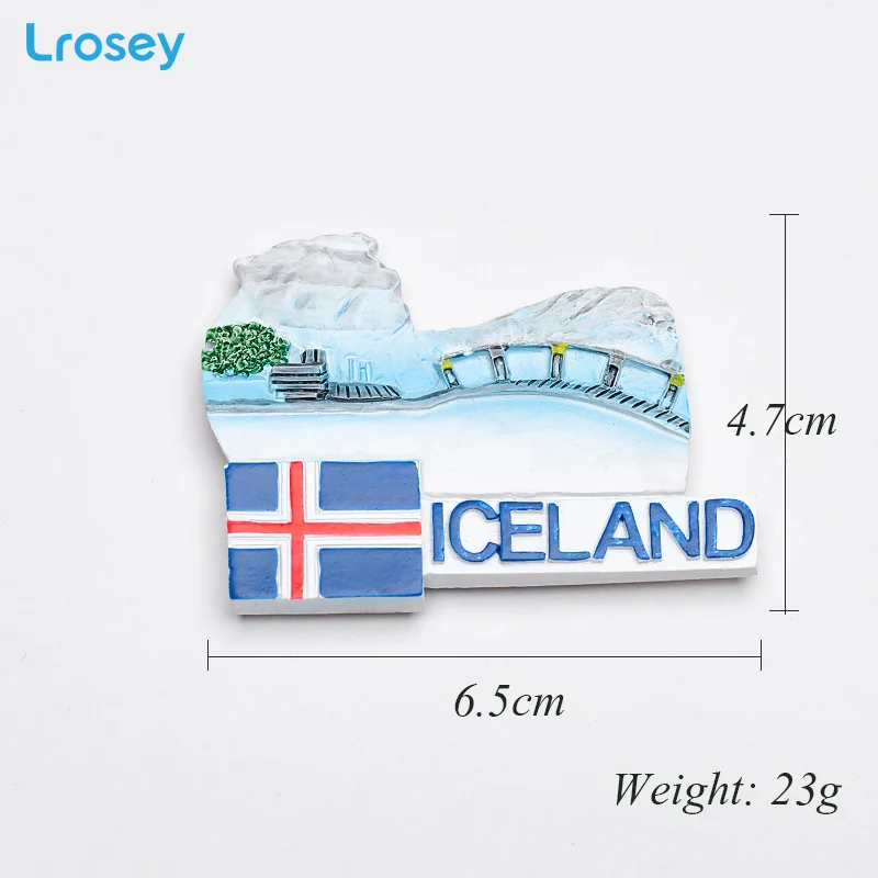 Iceland Мировые путешествия магнит на холодильник сувенир Венеция Канада знаменитое здание холодильник магнит наклейки DIY домашний декор держатель сообщения - Цвет: Iceland