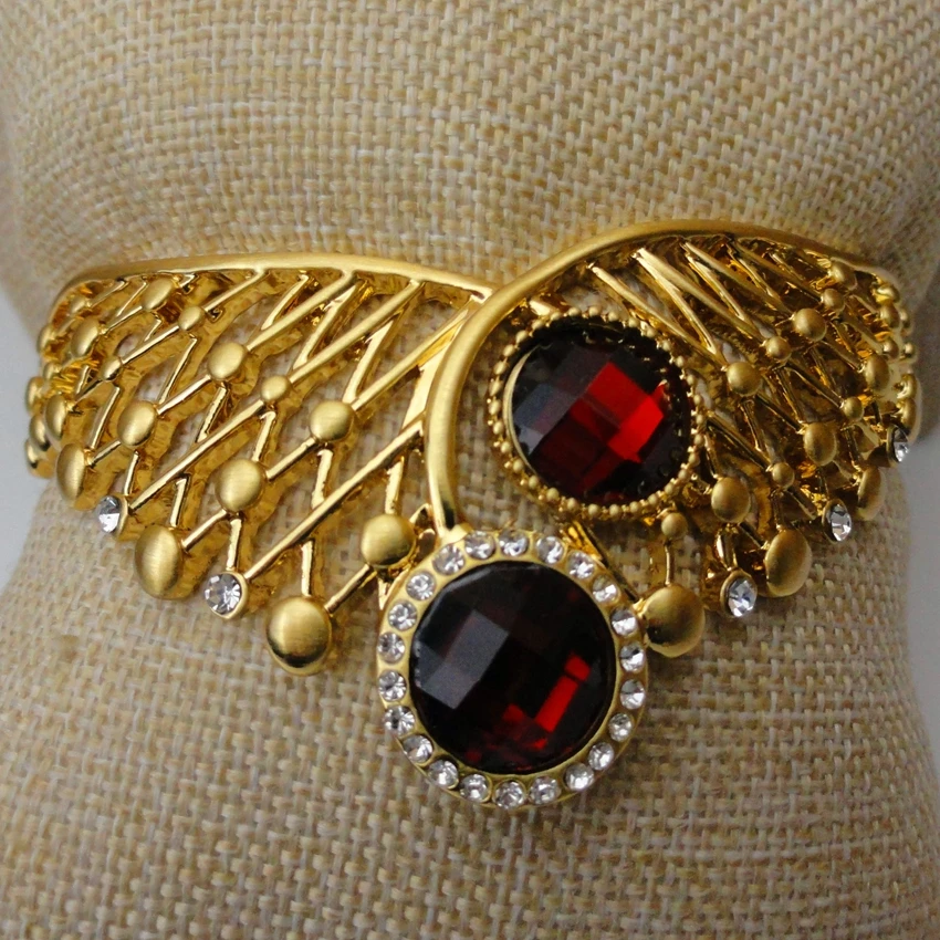 Yuminglai New Arrival Luxury American Red Stone African Jewelry Sets FHK5432 | Украшения и аксессуары