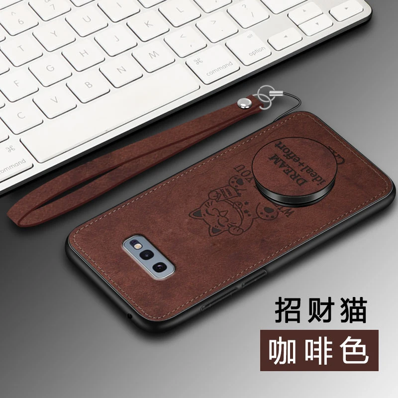 Накладка Олень чехол s Прочный ТПУ чехол для samsung galaxy S10 lite S8 S9 Plus Note 8 9 ремешок магнитный автомобильный держатель удача Лось