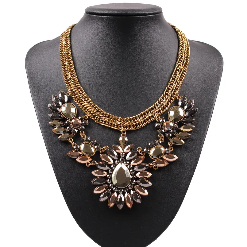 Осень 2017 г. Новое поступление модные пикантные дешевые ювелирные изделия Золотая