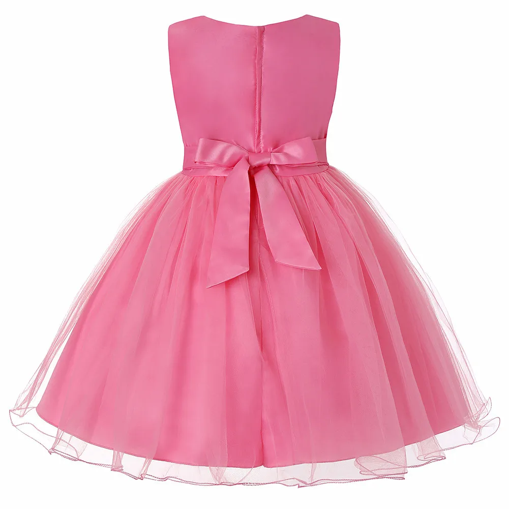 2019 Elegant Kids Girls Dresses Tutu Dress Wedding Pageant Princess Party Floral Toddler Clothing For 1-14 Years | Детская одежда и