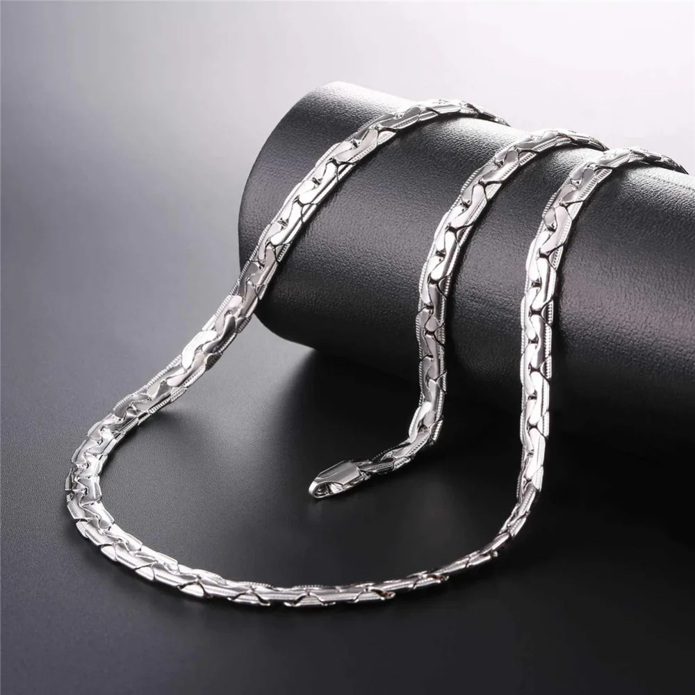 U7 Новый Змея Браслет На Руку Мужской Золотой/Серебряный Цвет Цепочки Браслеты