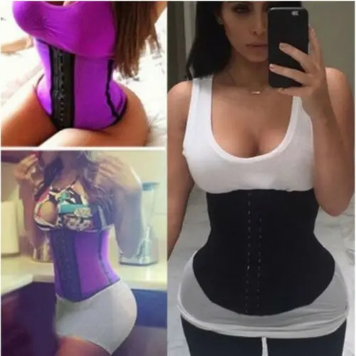 Женский латексный корсет под грудью корректор фигуры поясной тренировочный пояс