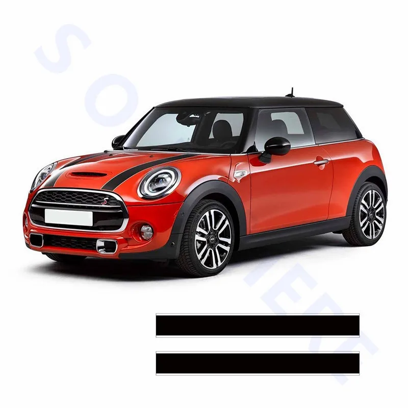 Стайлинг автомобиля капот декор для тела наклейка гонки полосы MINI Cooper S Countryman Clubman