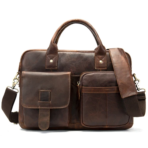 8503D4redbrown WESTAL натуральная кожа мужской портфель сумка-портфель для мужчин A4 cartable homme сумка-мессенджер сумка через плечо сумка для documment - Цвет: 8503D4redbrown