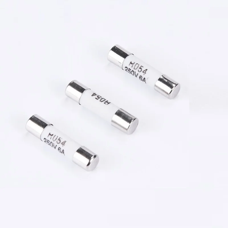 Керамический предохранитель EziUsin R054 5*20, 0.5A 1A 1.5A 2A 3A 3.15A 4A 5A 6A 6.3A 7A 8A 10A 12A 15A 20A 25A 30A 250V 5x20mm F1AL250V0.5A-30A
